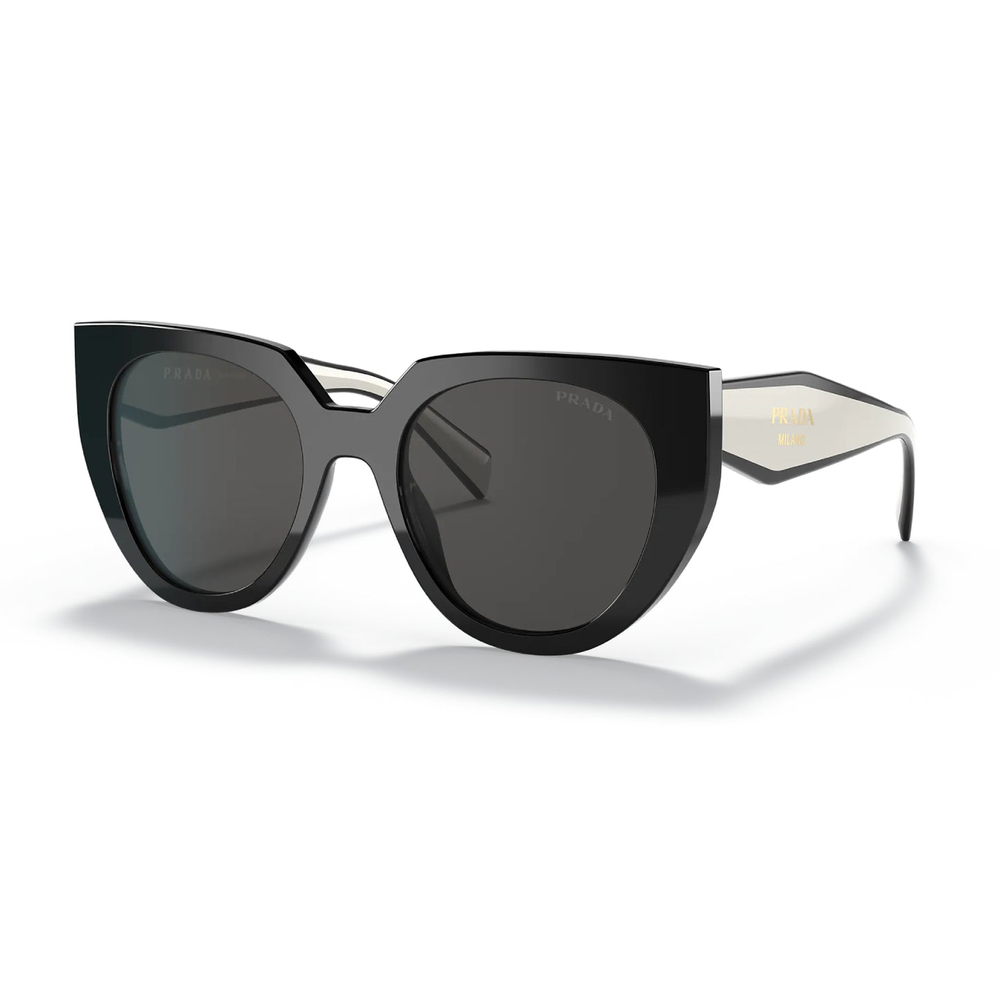 Gafas de sol de color liso con forma de ojo de gato PR14WS de Prada para mujer