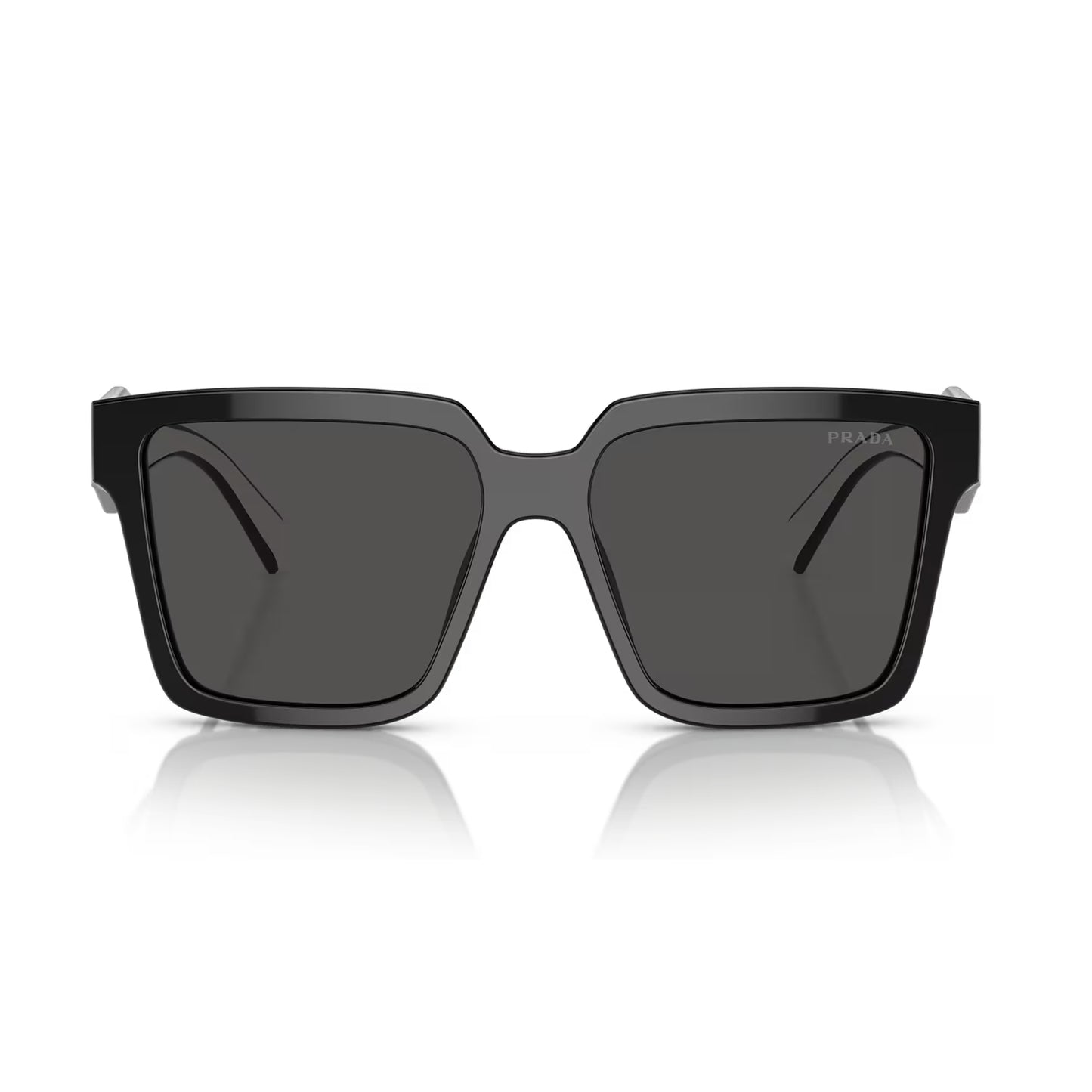 Gafas de sol cuadradas para mujer Prada, gris oscuro