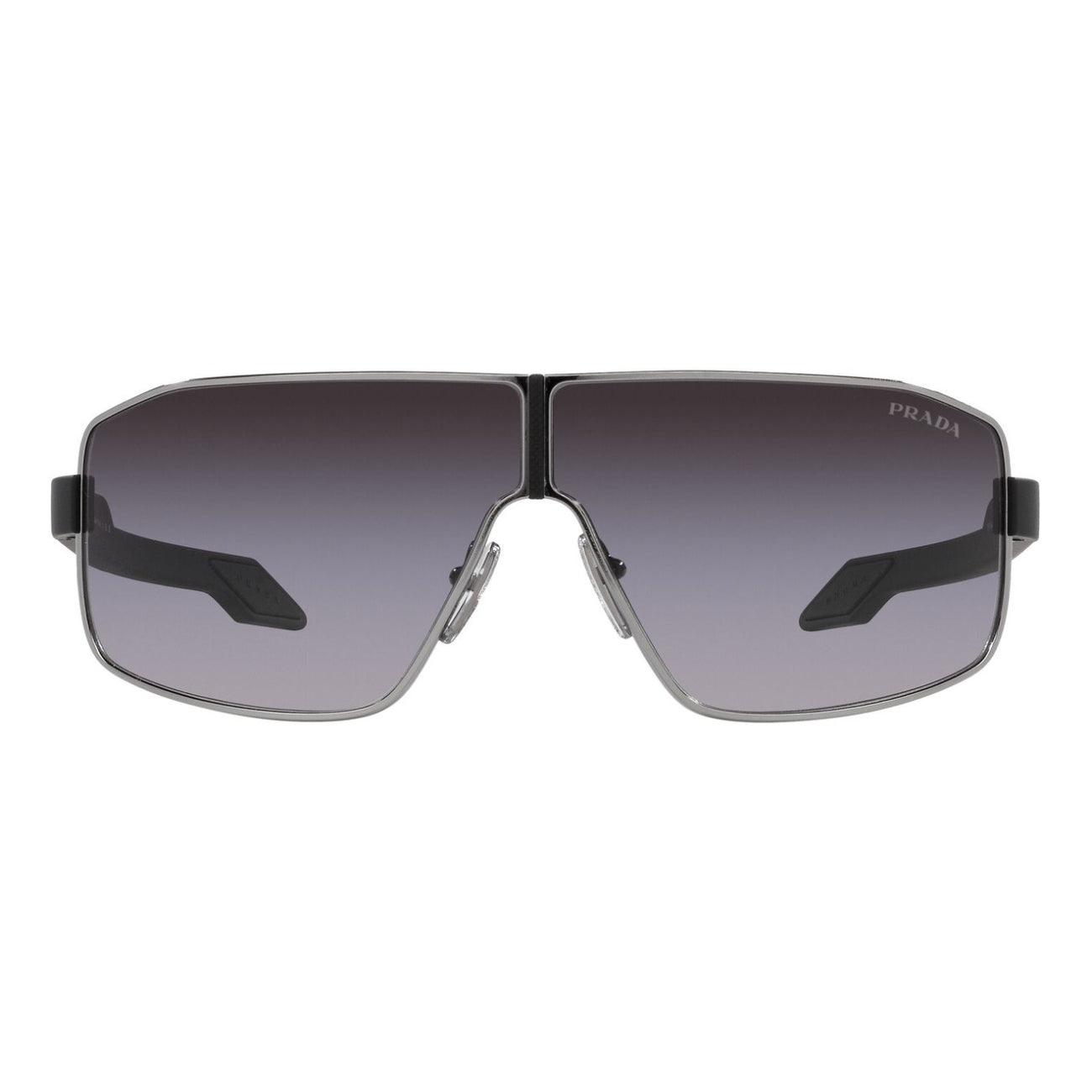 Gafas de sol estilo aviador Prada para hombre, en degradado gris