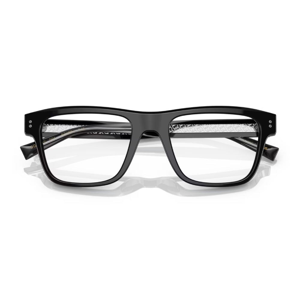 Gafas de sol cuadradas para hombre Dolce & Gabbana, color negro