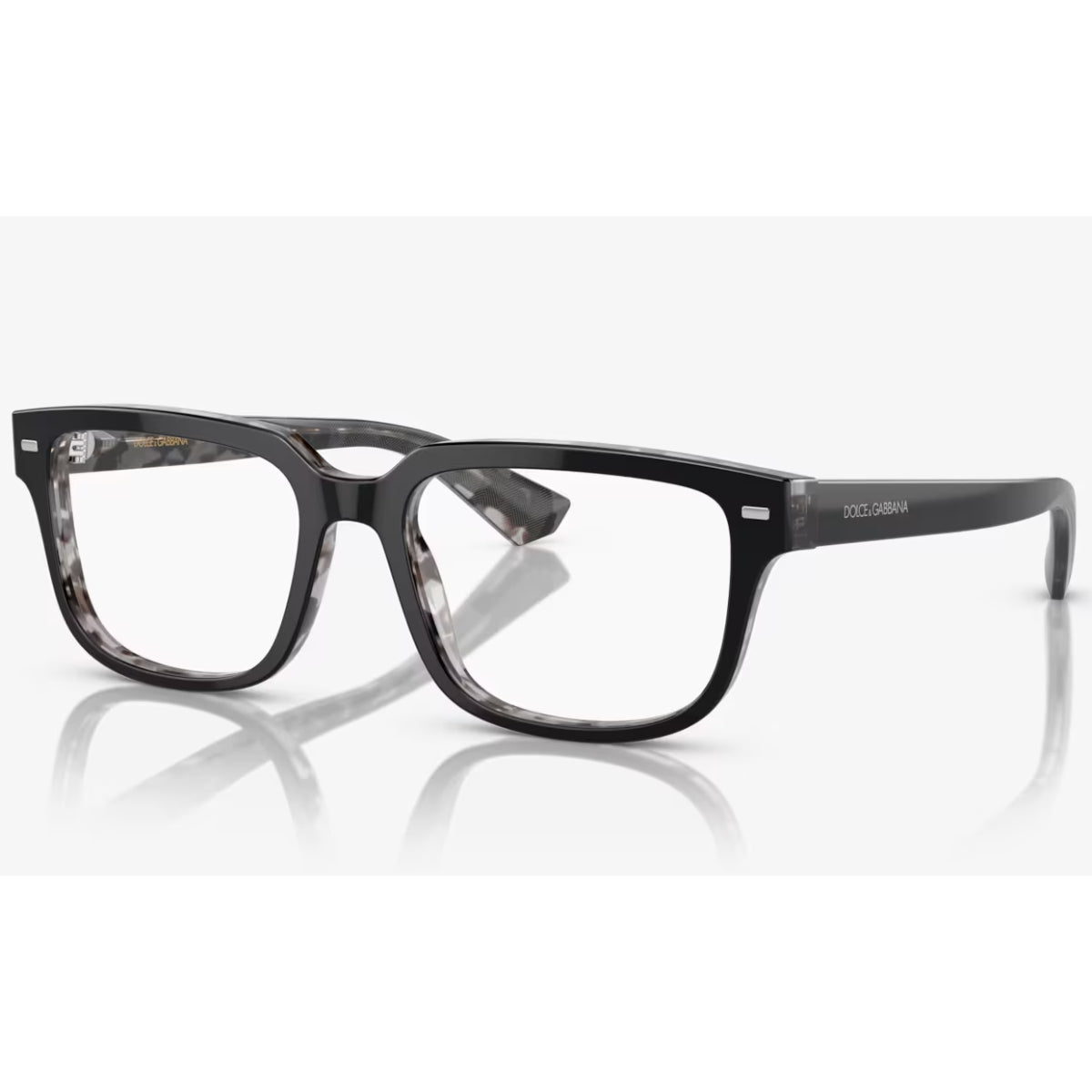 Anteojos de sol cuadrados de color liso DG3380340354 para hombre de Dolce & Gabanna