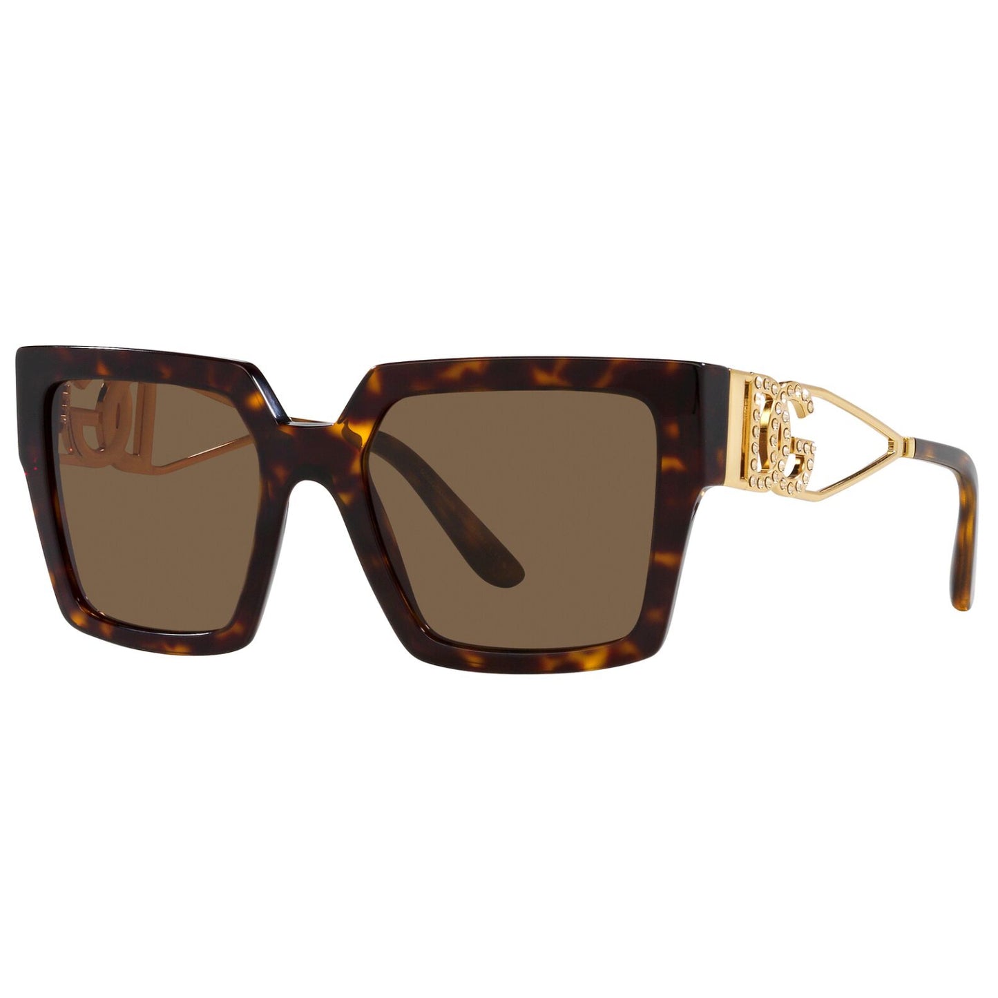 Gafas de sol cuadradas de color liso DG4446B50273 para mujer de Dolce & Gabanna