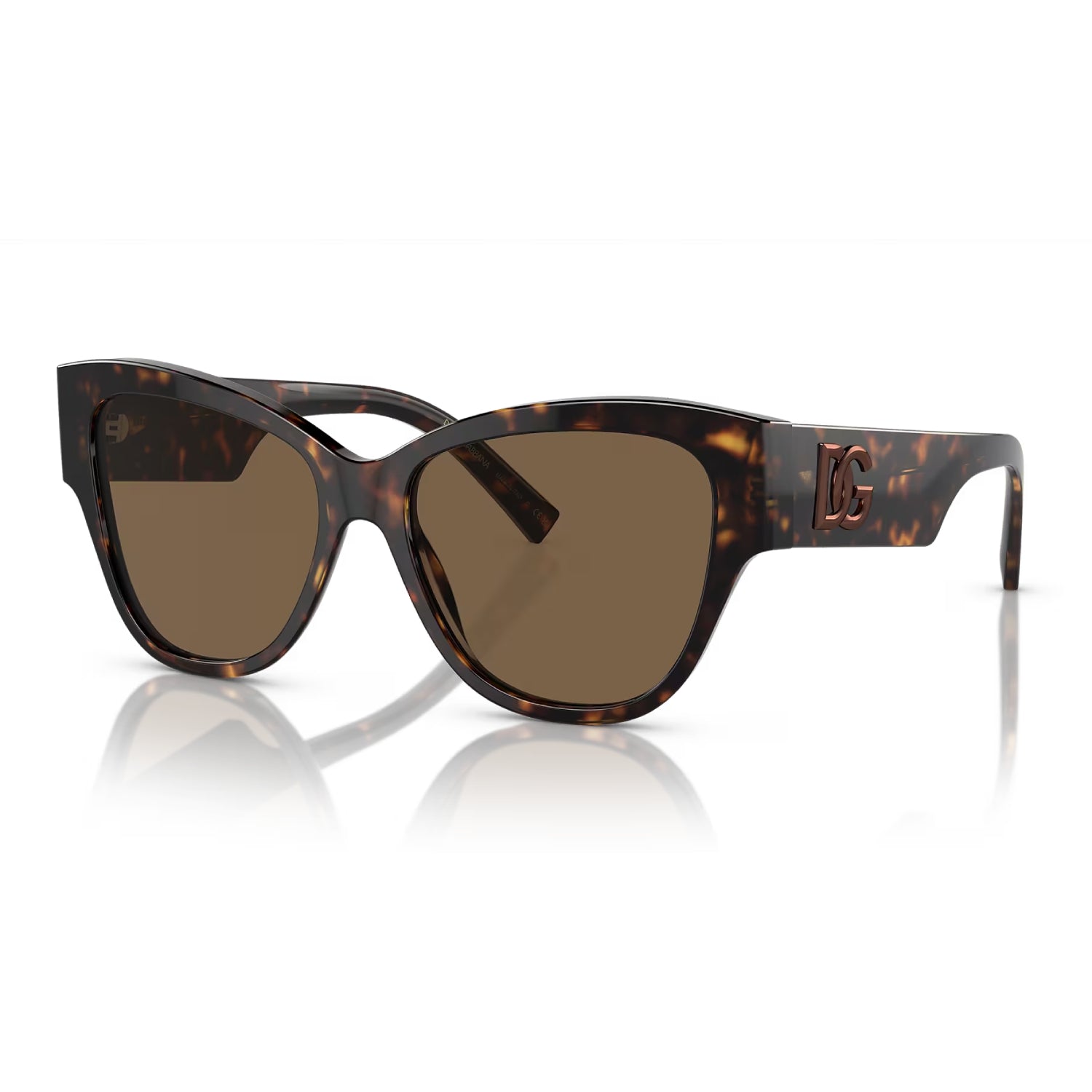 NEW AUTH Dolce & Gabbana DG4449 Butterfly Havana Sunglasses DOLCE & GABBANA SUNGLASSES - DG4449 502/73 54 main image 3
