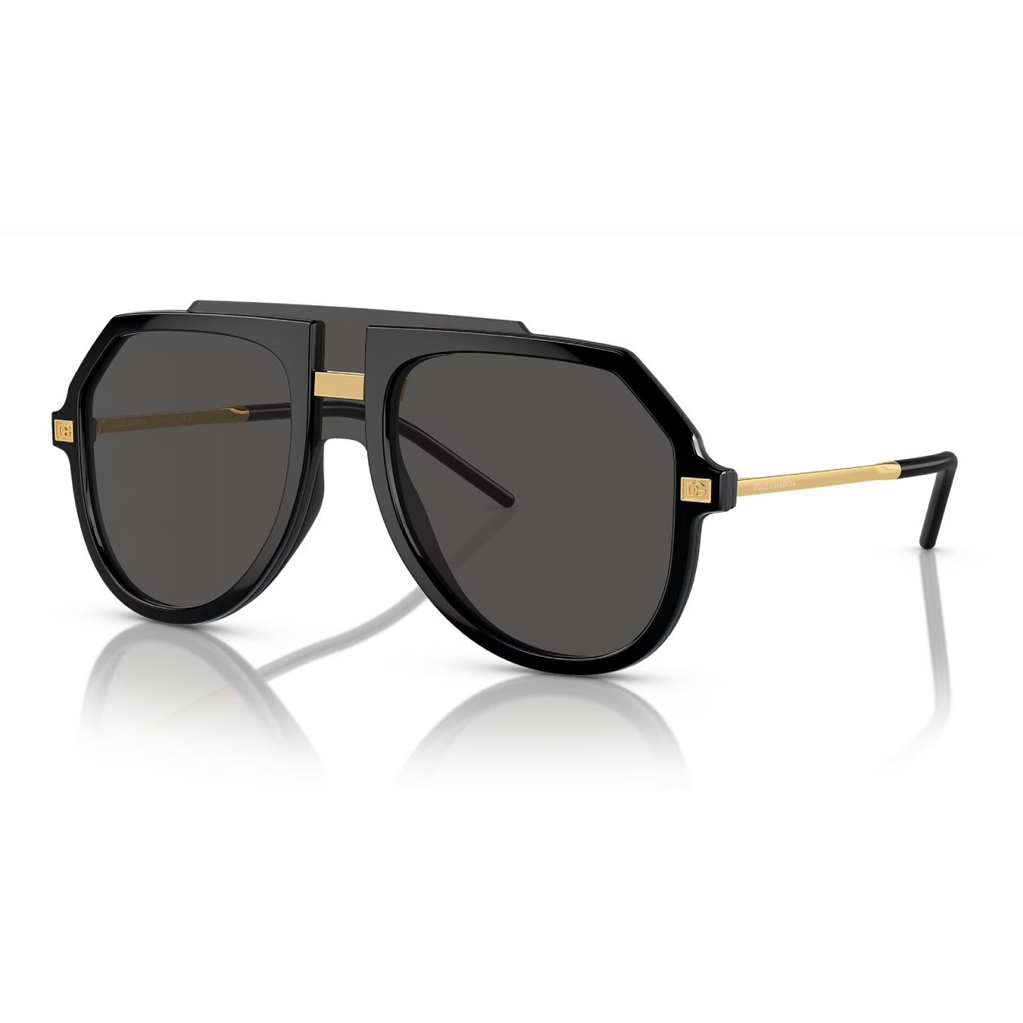 Gafas de sol de color liso estilo piloto DG6195 de Dolce & Gabanna para hombre