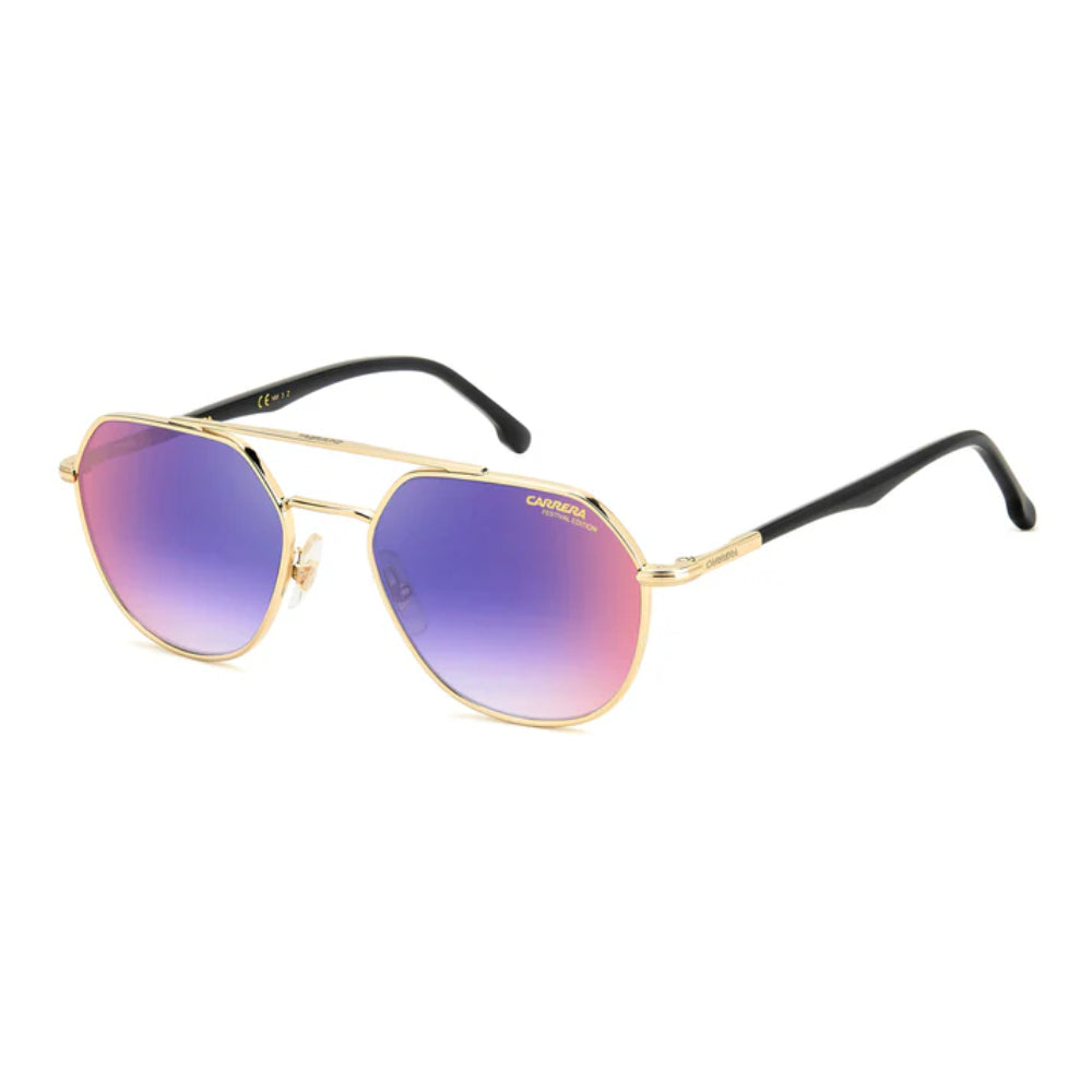 Carrera Gold and Purple Gradient Sunglasses 3019 | Caravan Frame Italian Sunglasses - Carrera® US main image 2