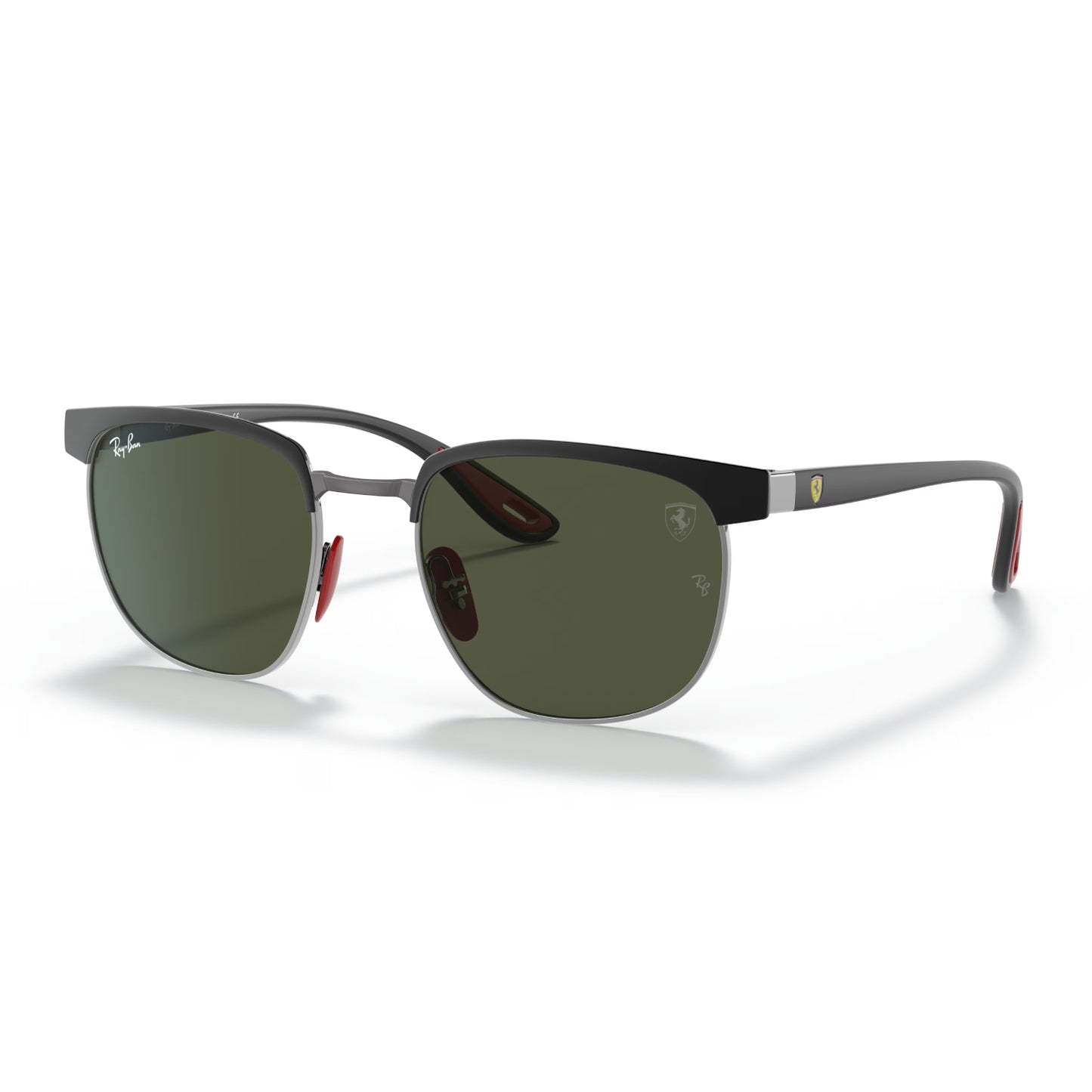 Gafas de sol clásicas cuadradas unisex Ray-Ban Scuderia Ferrari RB3698M