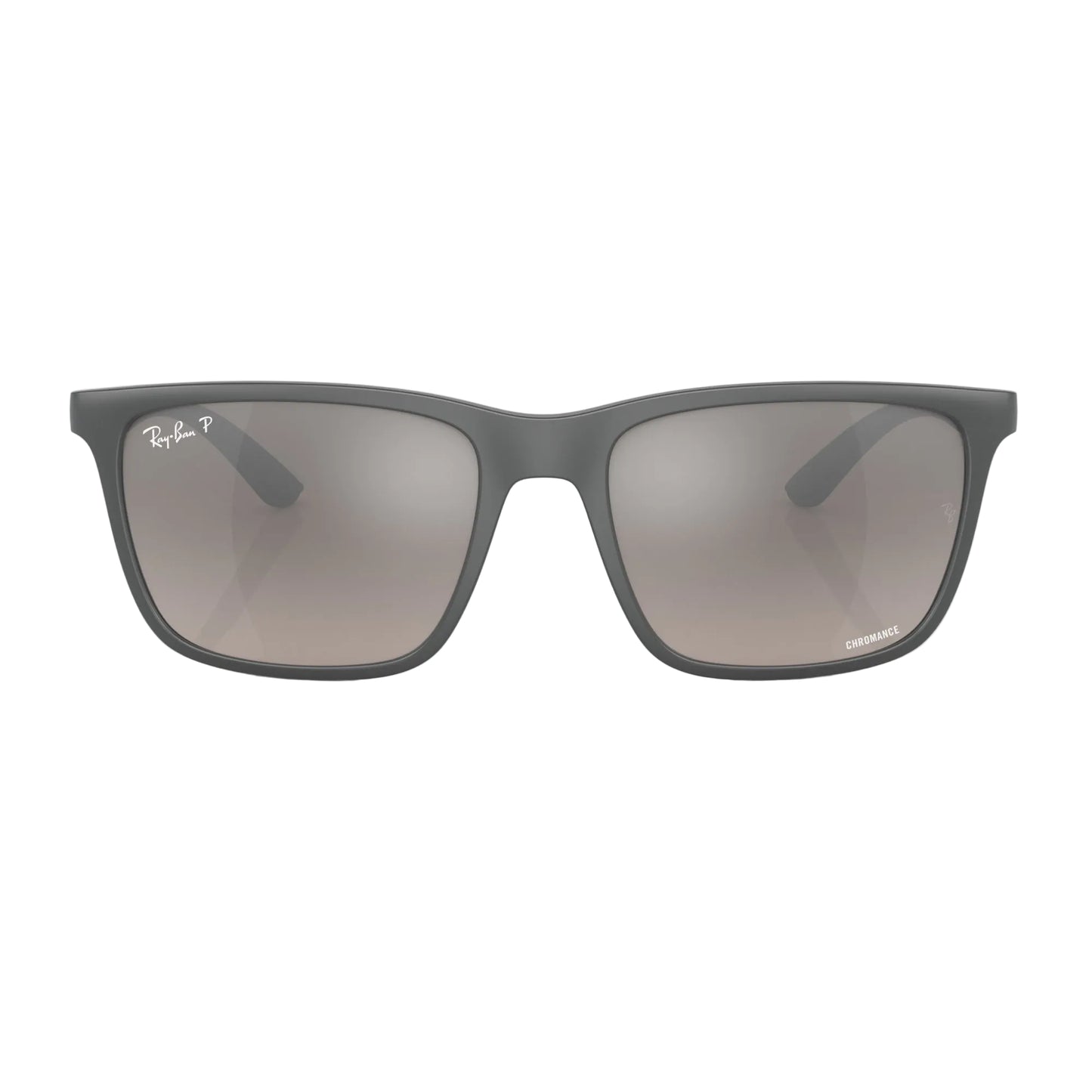 Ray-Ban Men's RB4385 Rectangle Chromance Sunglasses