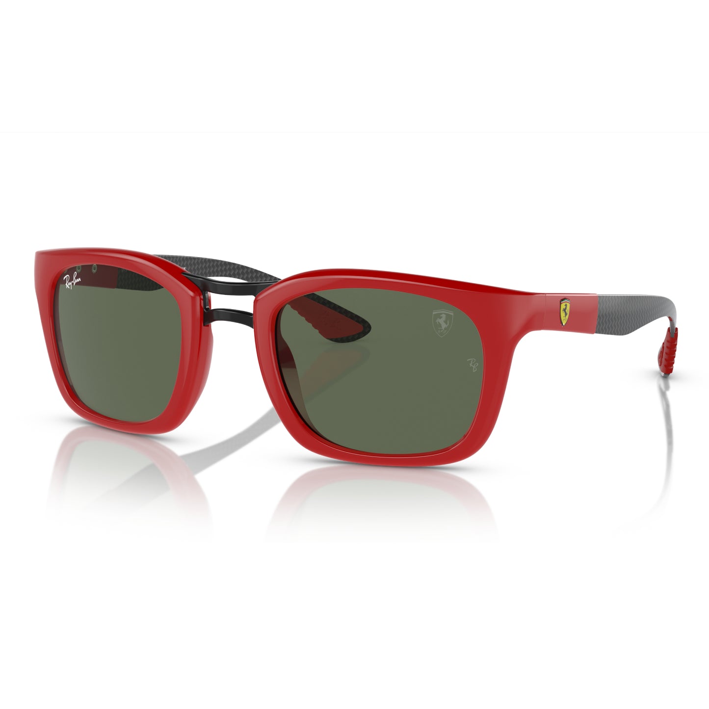 Gafas de sol clásicas cuadradas unisex Ray-Ban Scuderia Ferrari RB8362M