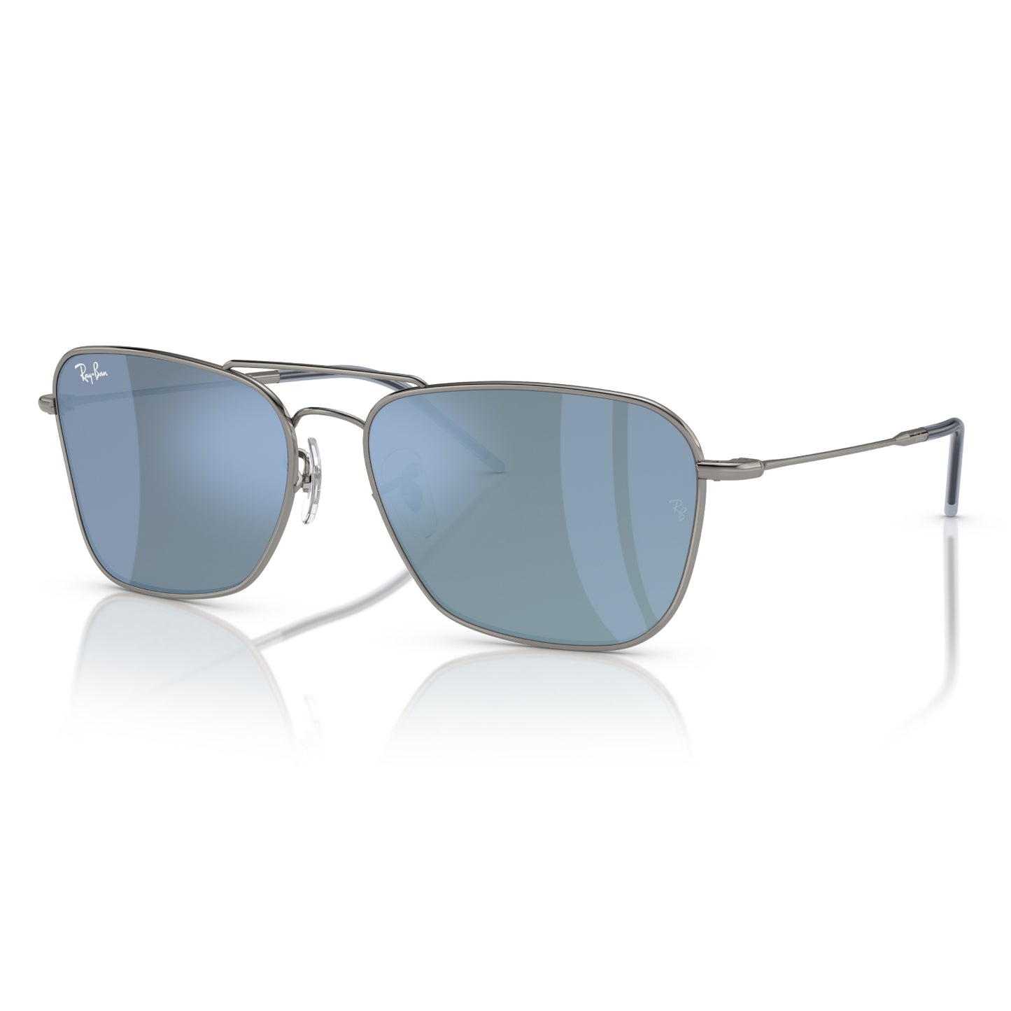 Ray-Ban Caravan Reverse Unisex RBR0102S Square Mirrored Sunglasses