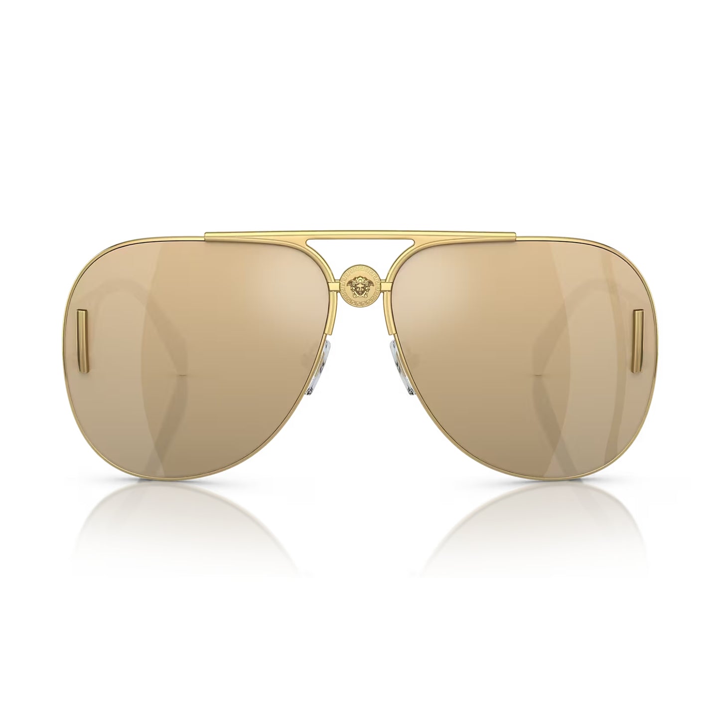 Versace Unisex VE2255 Pilot Mirrored Sunglasses