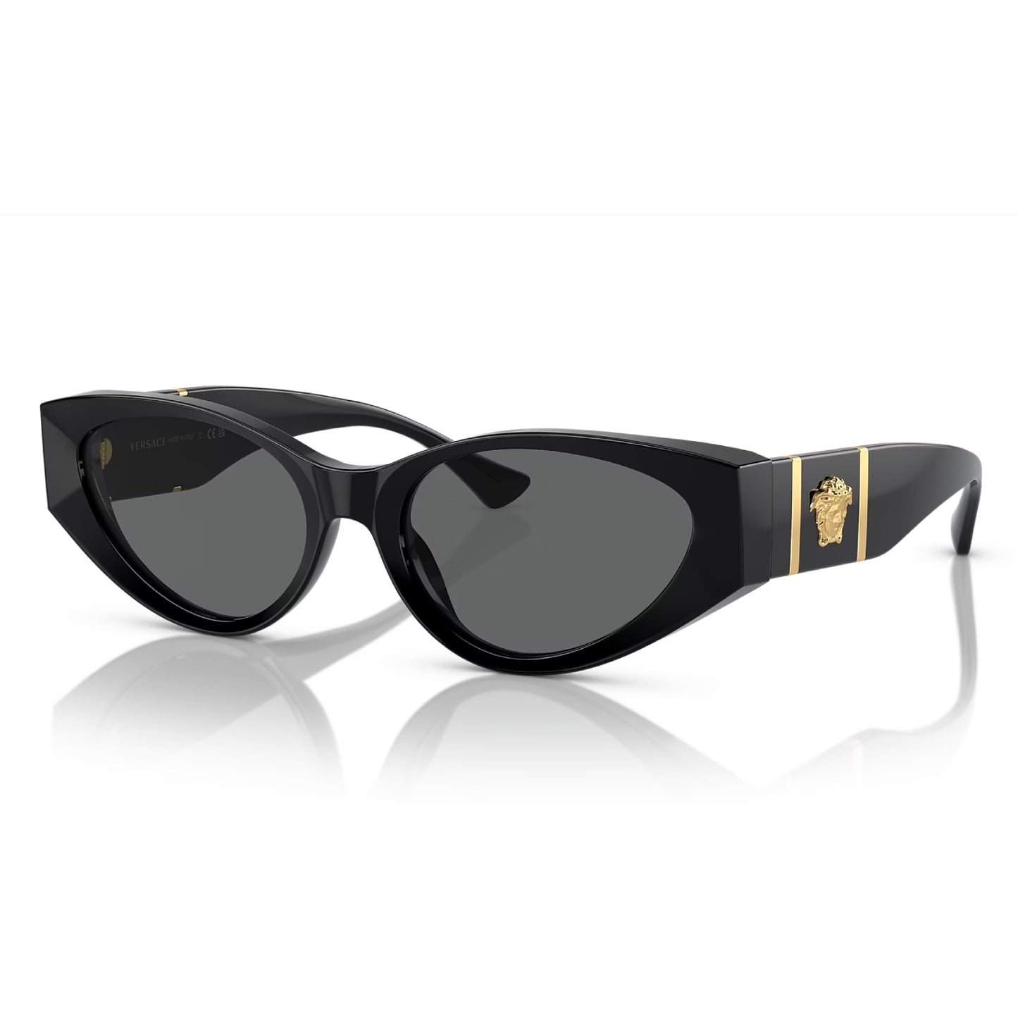 Versace Women's VE4454 Cat Eye Solid Color Sunglasses