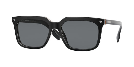 Burberry Carnaby Men's BE4337 Square Solid Color Sunglasses - Curacao