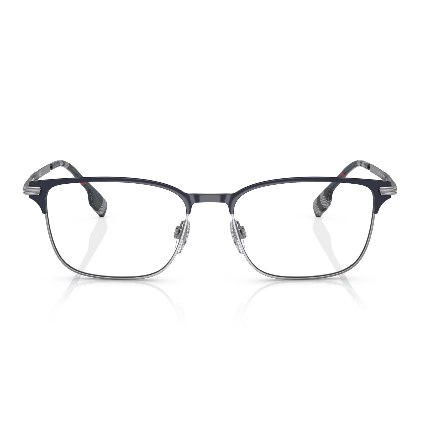 Gafas de sol rectangulares Burberry Malcolm para hombre, color azul