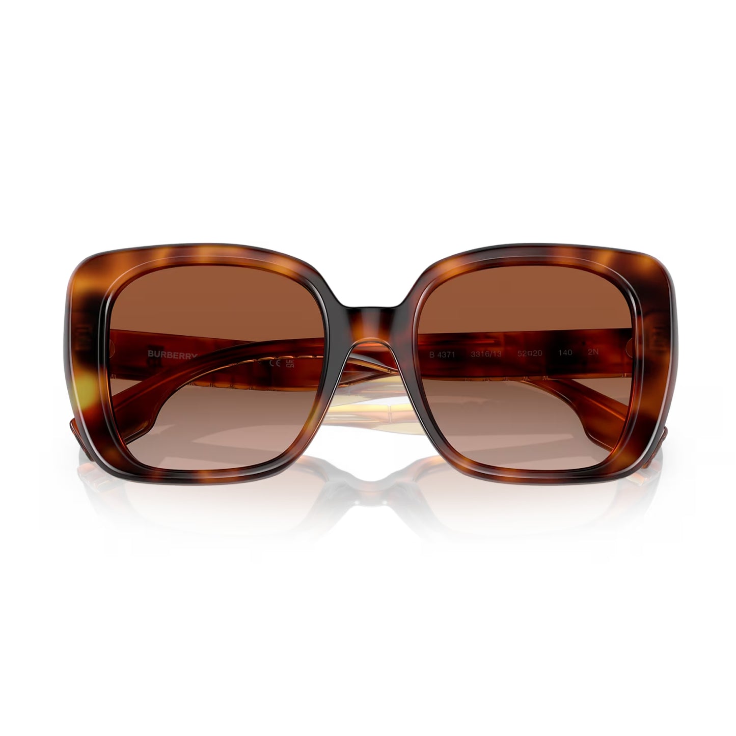 Gafas de sol Burberry Helena BE4371 con montura cuadrada y degradado para mujer