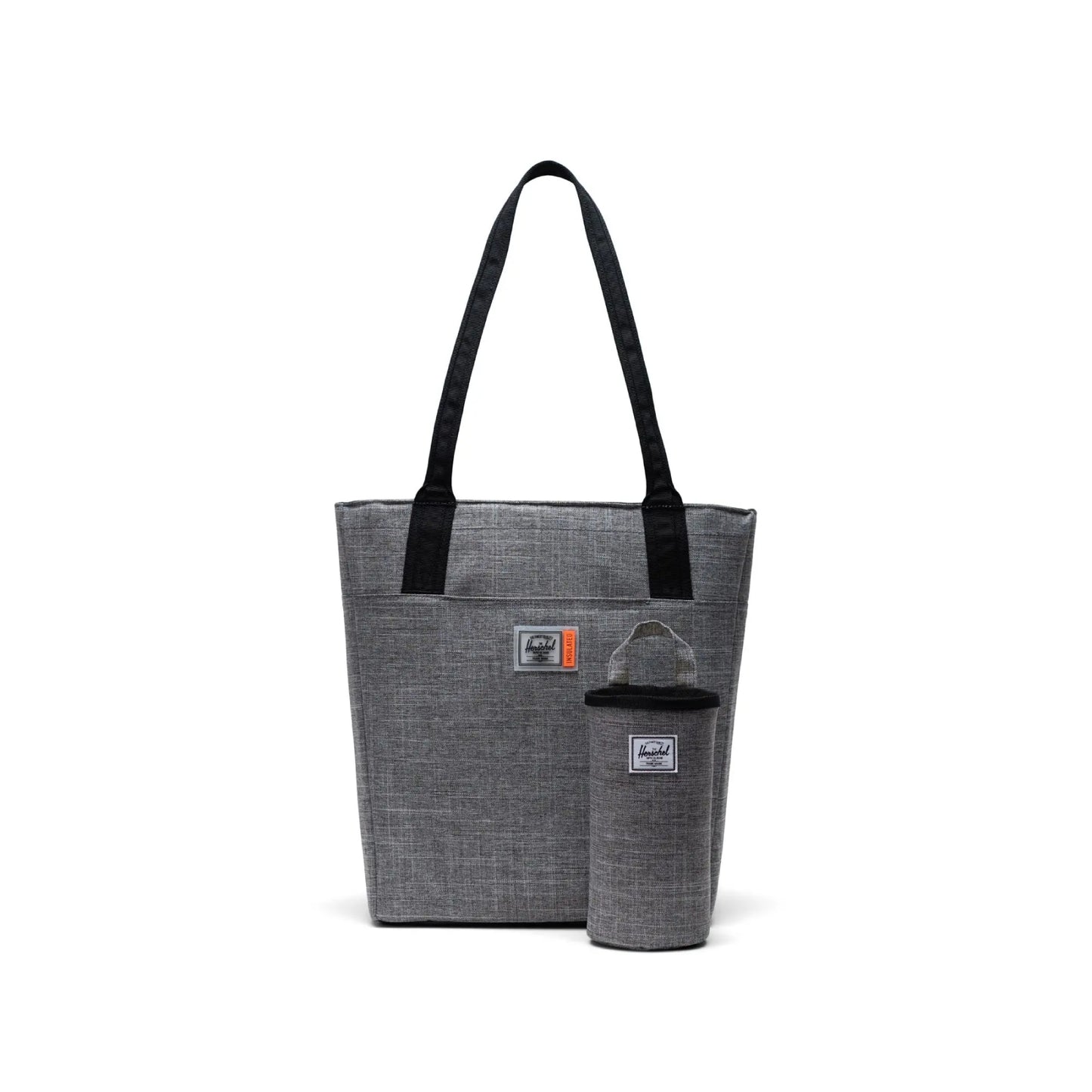 Herschel Alexander Zip 15" Insulated Small Tote - Raven Crosshatch