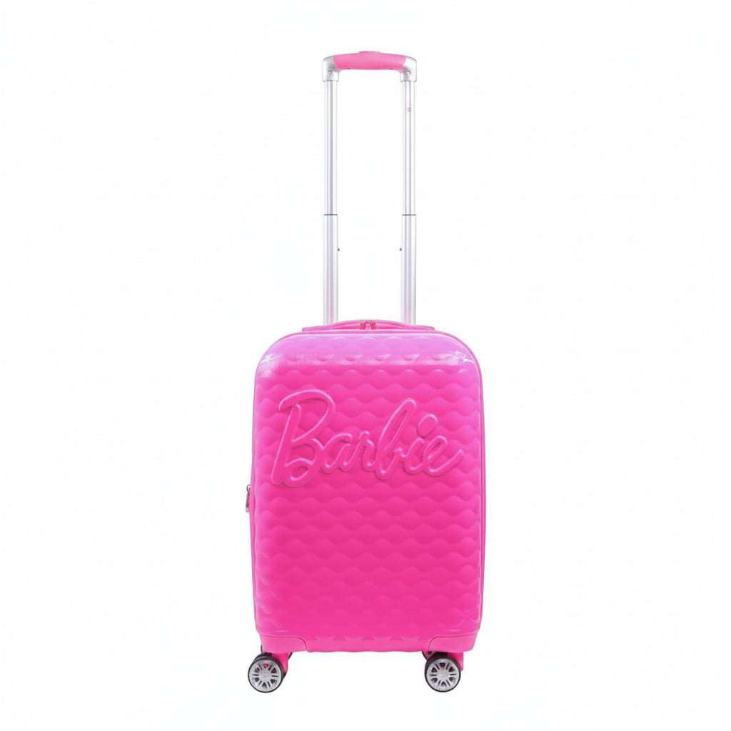 Ful Matel Barbie 22.5" 3D Quilted Carry-On Luggage - Pink