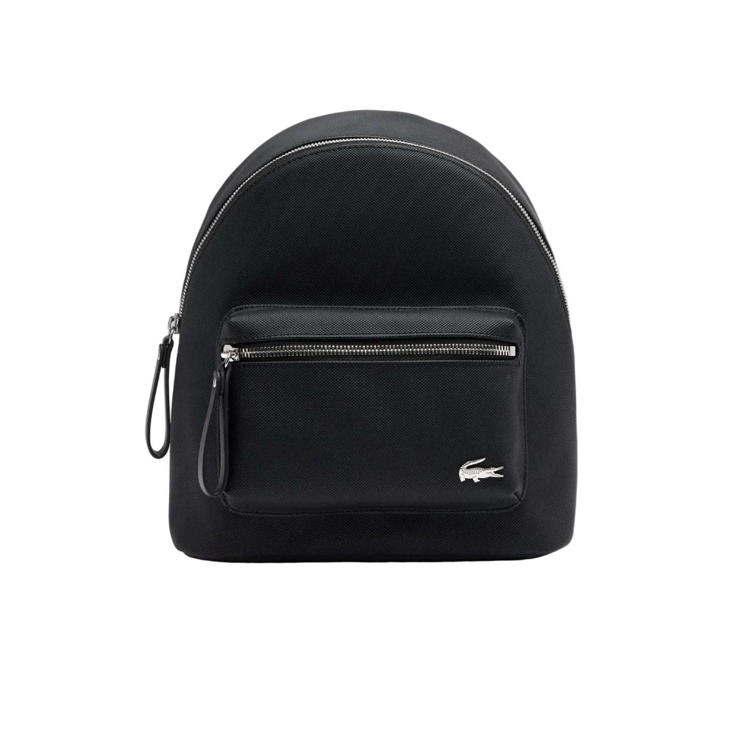 Lacoste Piqué-Effect Canvas Backpack - Black