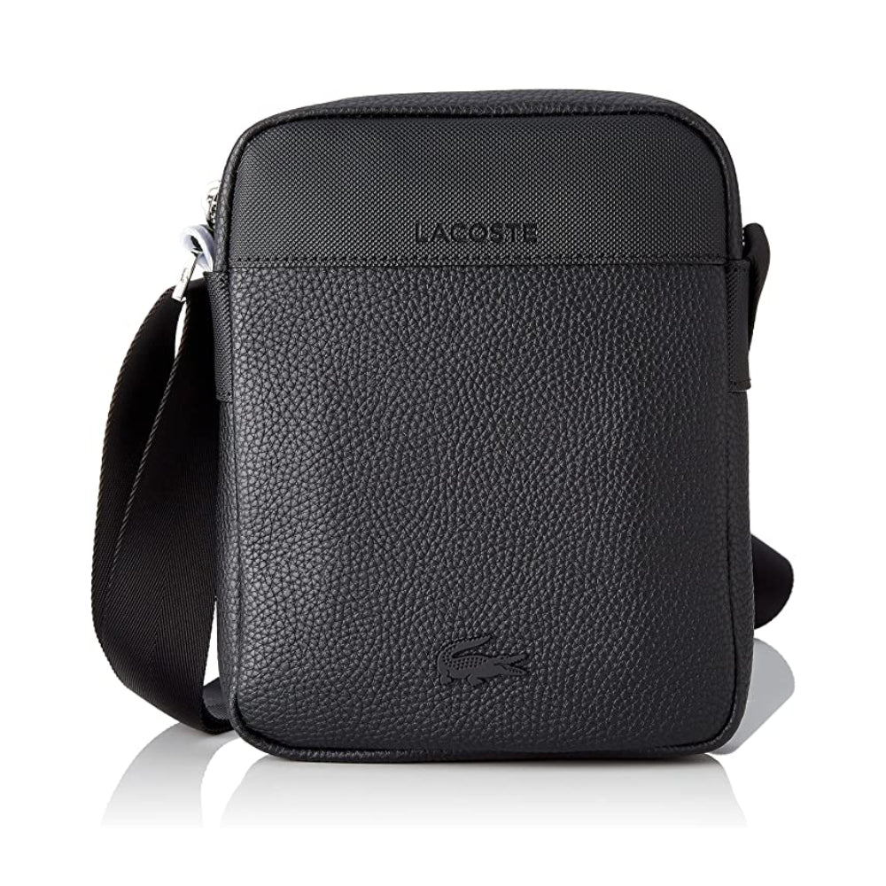 Lacoste City Court Vertical Camera Bag, Black– Curacao
