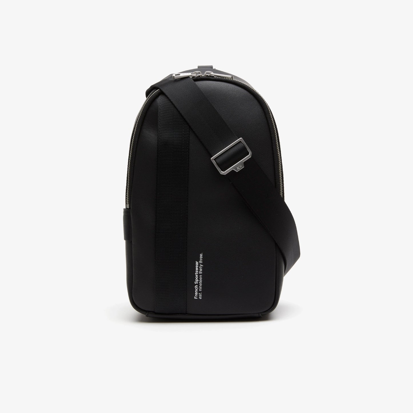 Bolso compacto de piel de becerro dividida de Lacoste - Noir (negro)