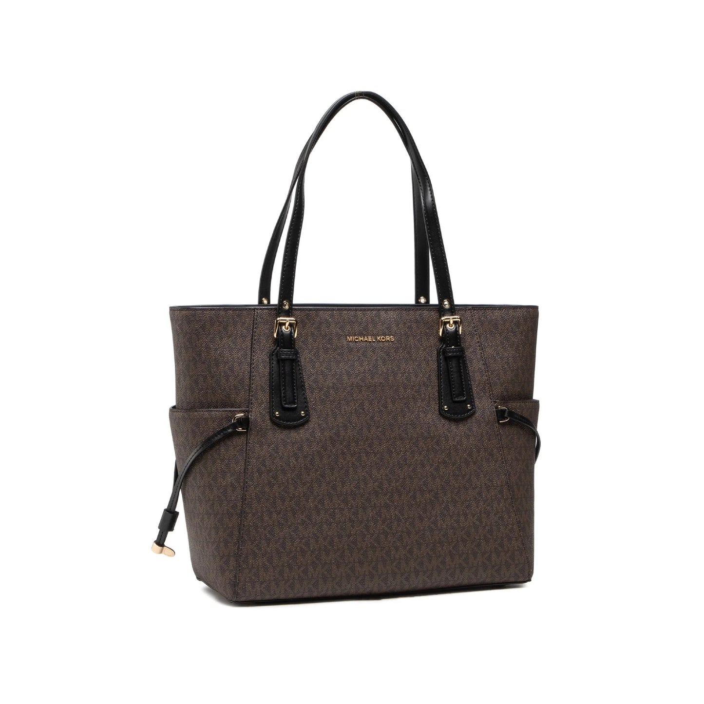Michael Kors Voyager 11" East/West Tote - Brown/Black