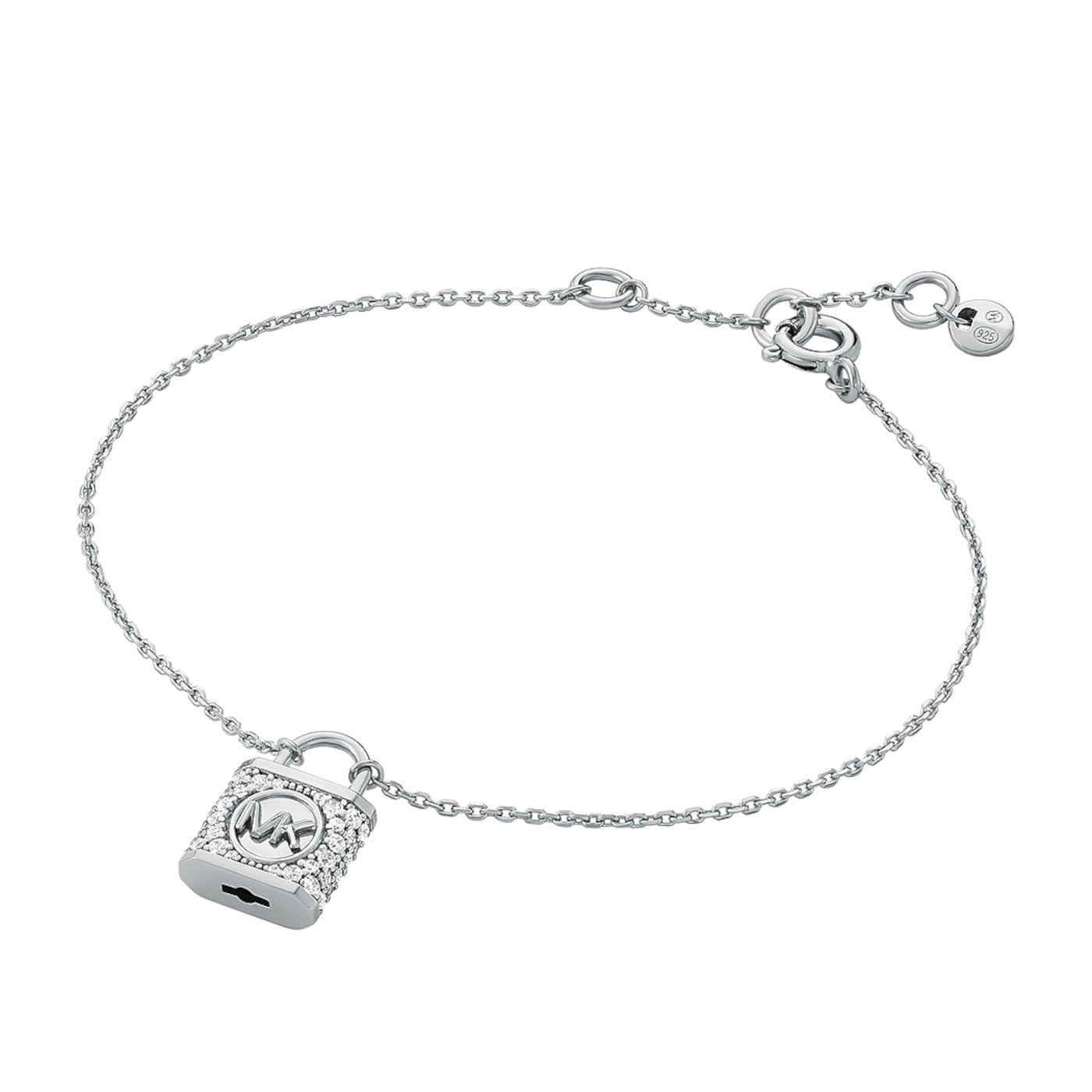 Pulsera de circonita cúbica para mujer de Michael Kors con baño de oro rosa sobre plata de ley