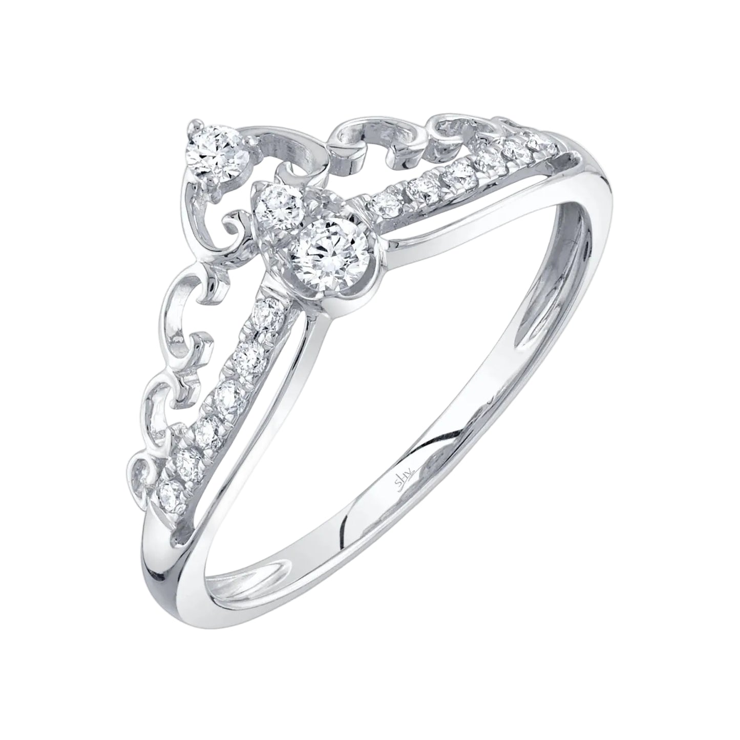 Shy Creation Kate Women's 0.21 ct. Diamond Ring - Size 7
