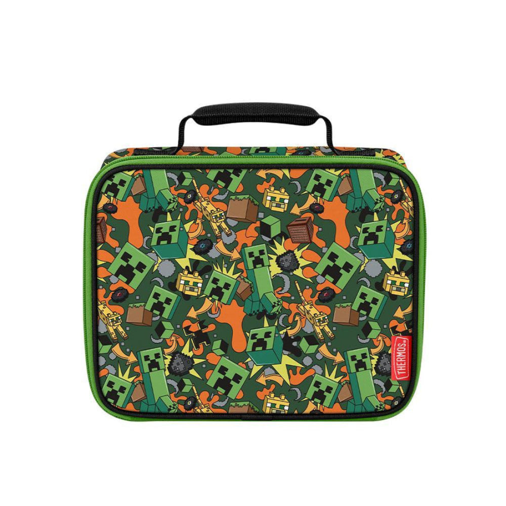 Thermos Minecraft Soft Lunch Box - Green