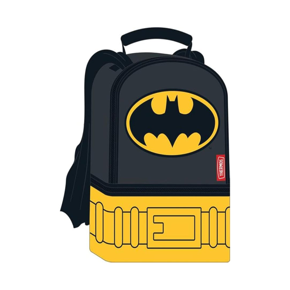 Thermos Batman Cape Novelty Soft Lunch Box - Yellow/Black