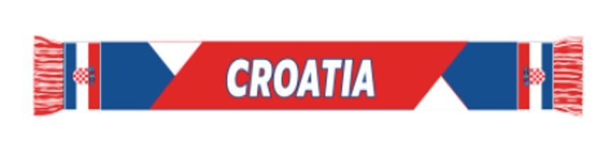 Bufanda reversible de fútbol de Croacia de Icon Sport