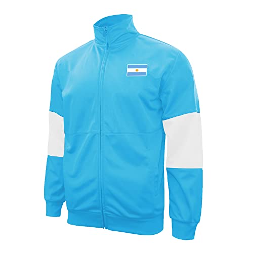 Icon Sport Argentina Soccer Large Track Jacket - Blue