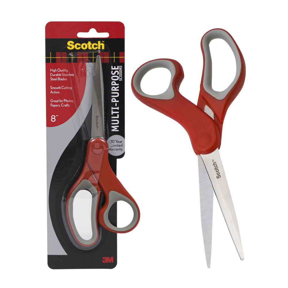 Tijeras multiusos Scotch - Gris/Rojo