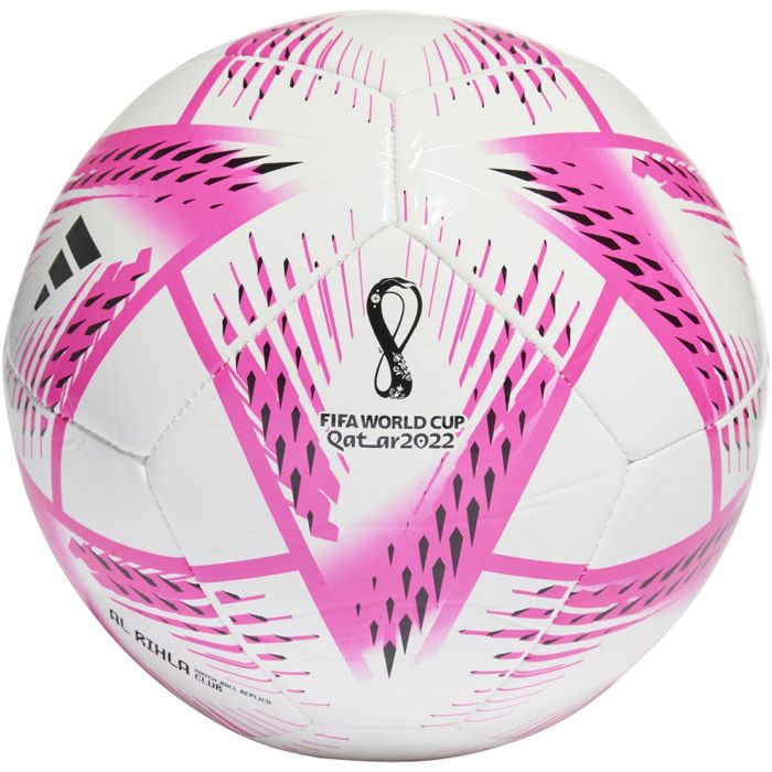 Balón de fútbol Adidas Al Rihla Club talla 5 - Blanco/Rosa