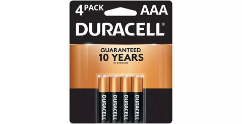 Duracell CopperTop AAA Alkaline Batteries (4 Pack) - Curacao