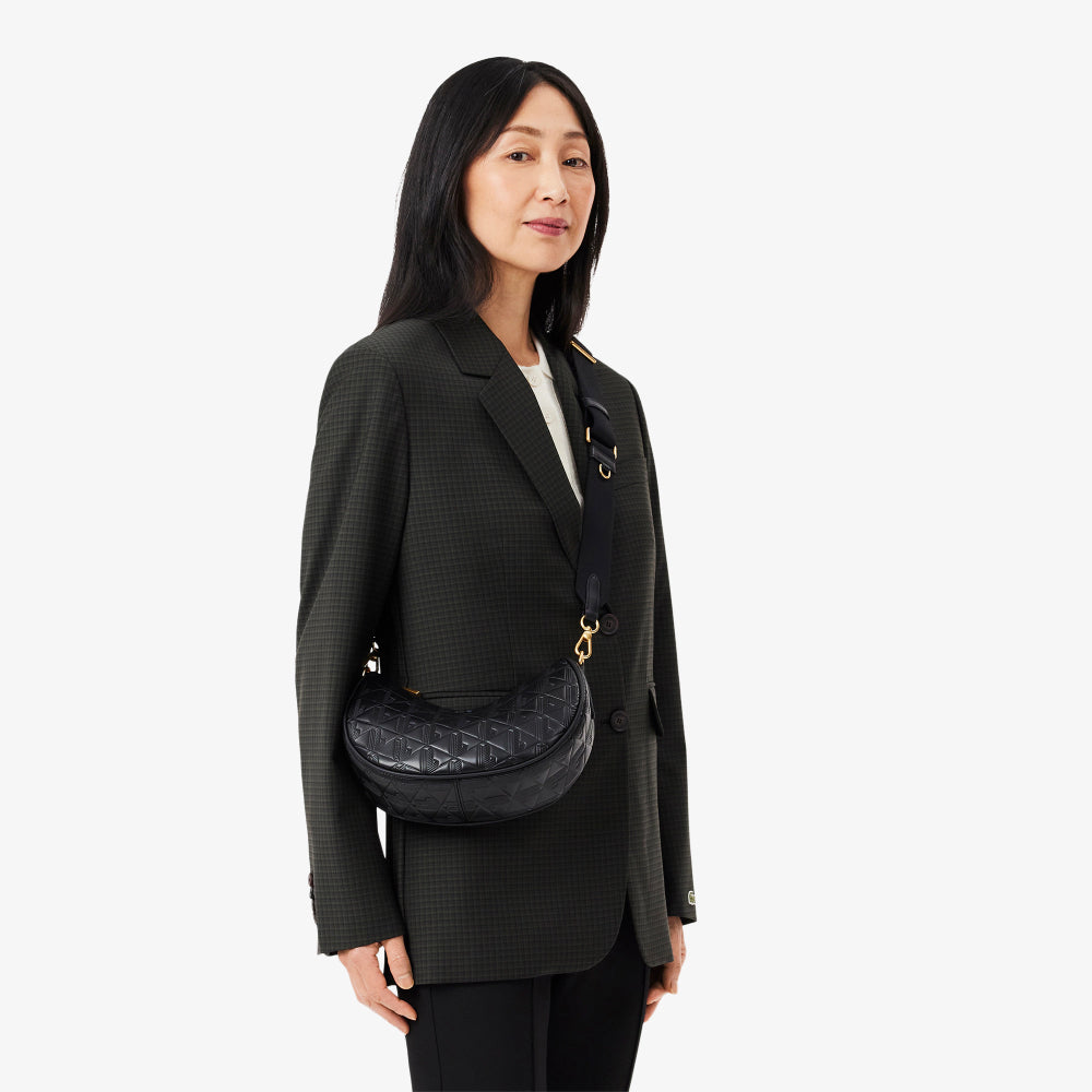 Lacoste Maheki Half Moon Bag - Black