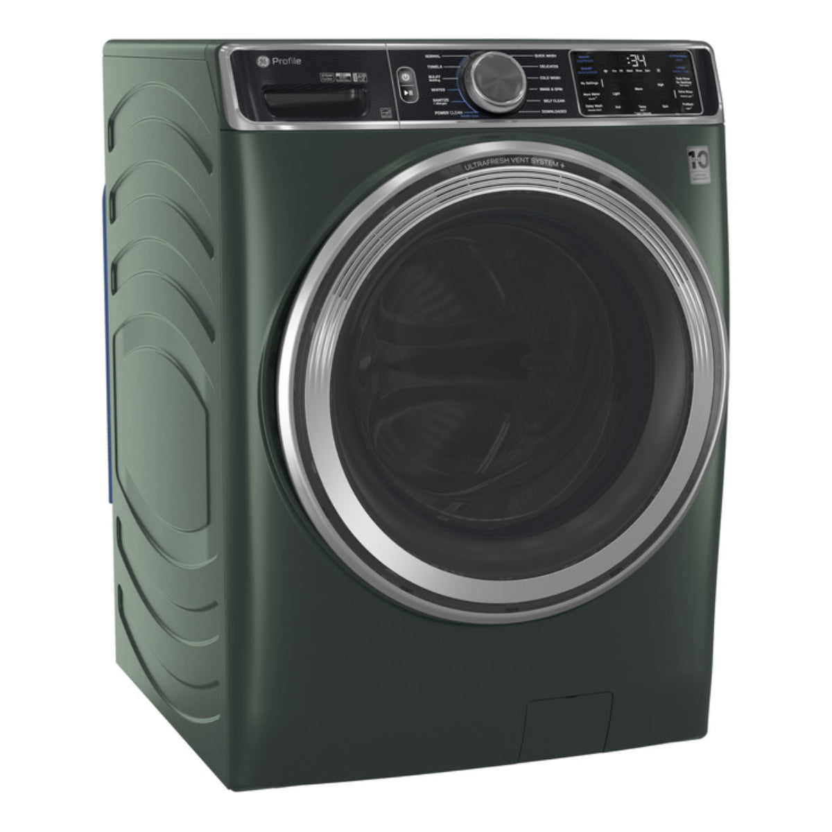GE Profile PFW955SPWGN 5.5 cu. ft. Smart Front Load Steam Washer - Jade Green