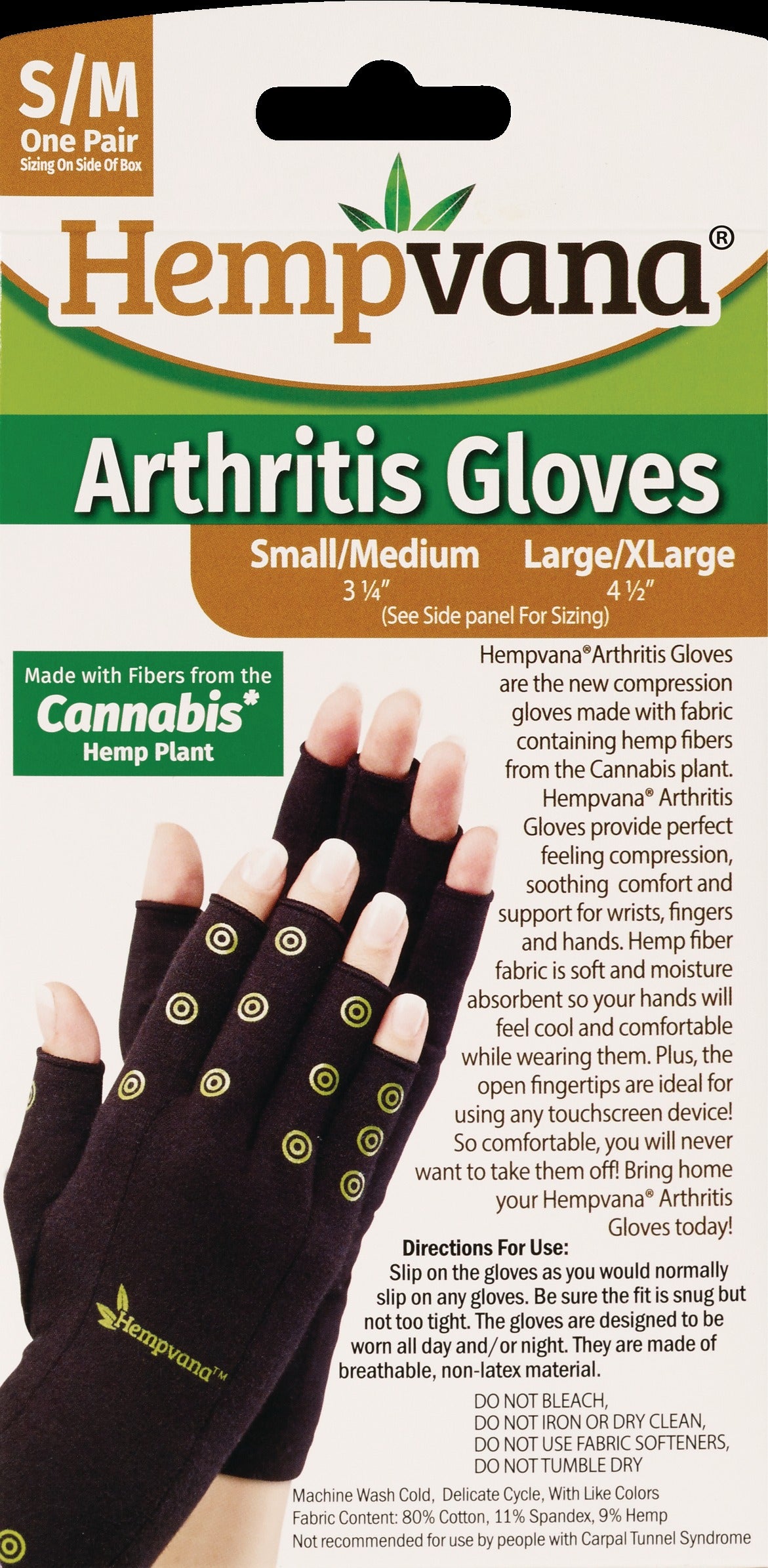 ASOTV Hempvana Compression Gloves - Curacao