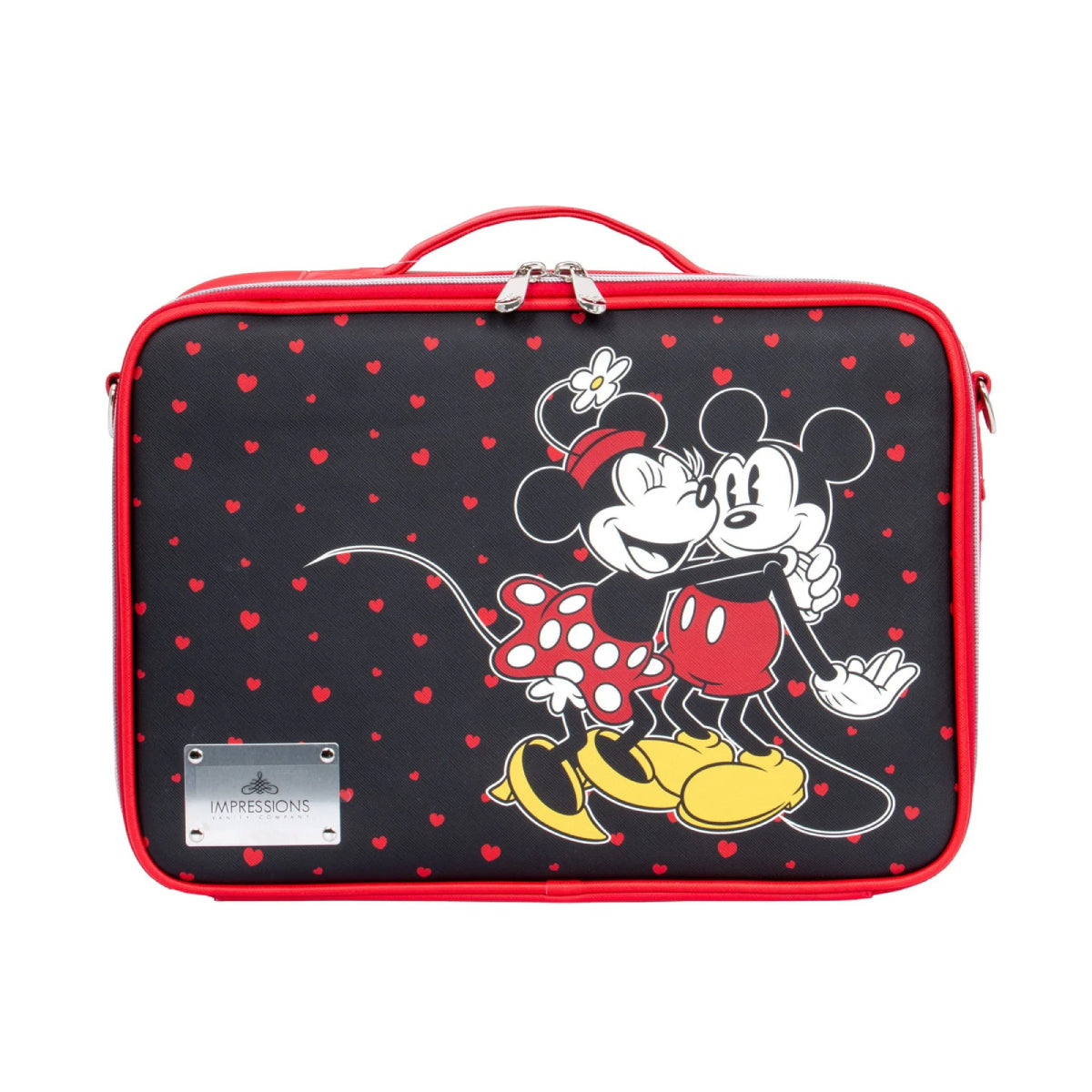 Impressions Vanity Disney Makeup Organizer Bag - Red/Black