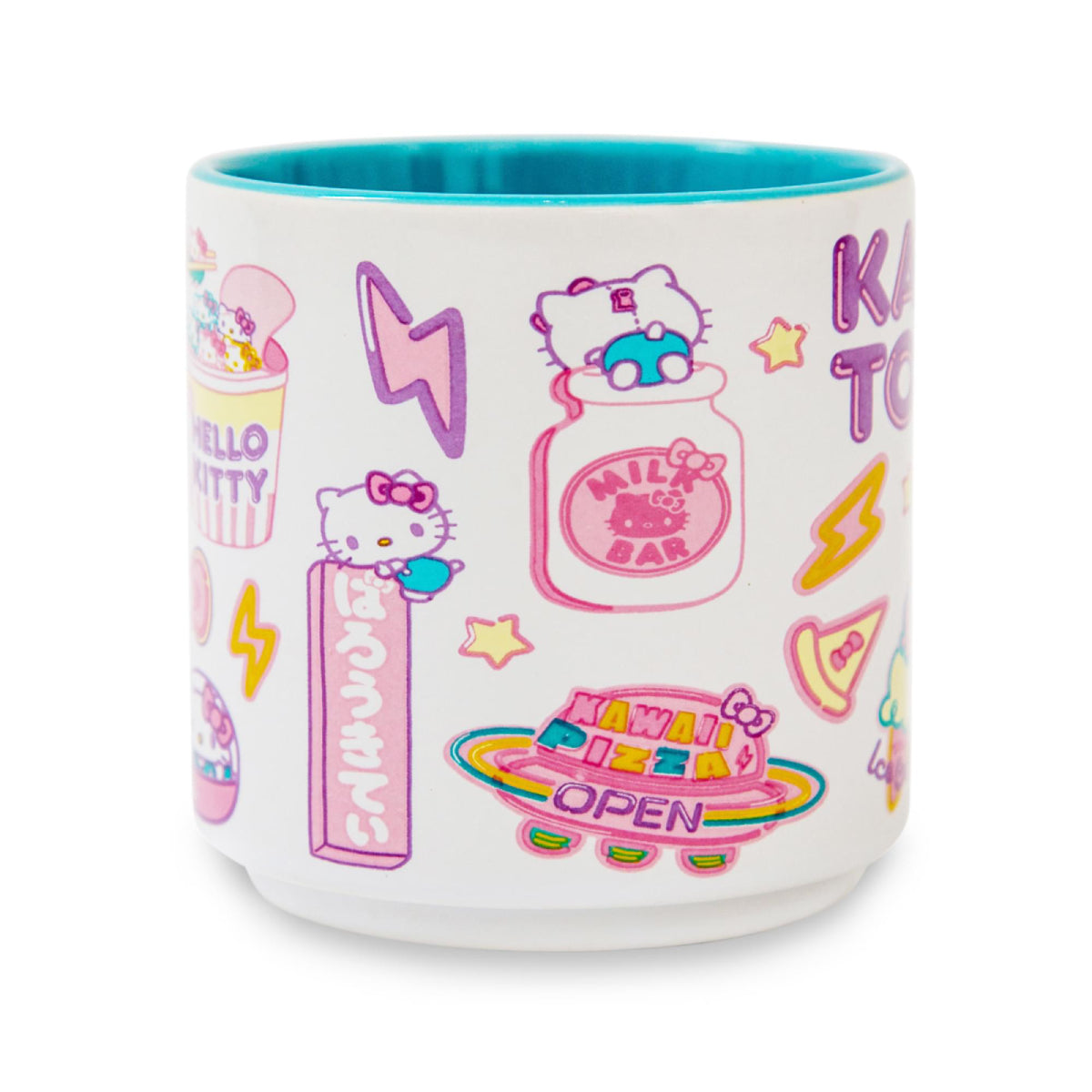 Sanrio Hello Kitty Allover Icons 13 oz Ceramic Stacking Mug - Multicolor