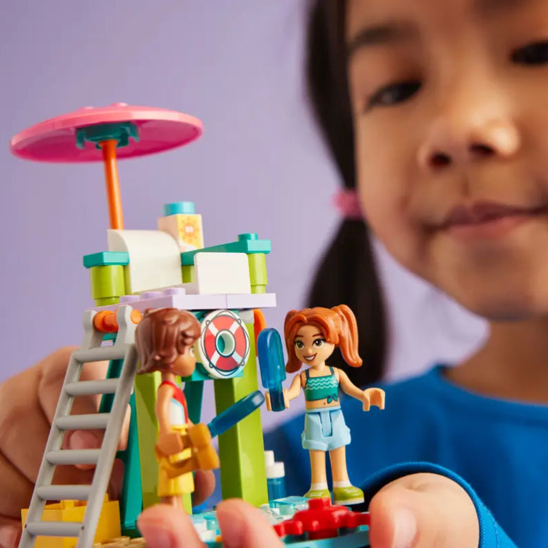 LEGO Friends Beach Lifeguard Building Toy Set (84-Piece)