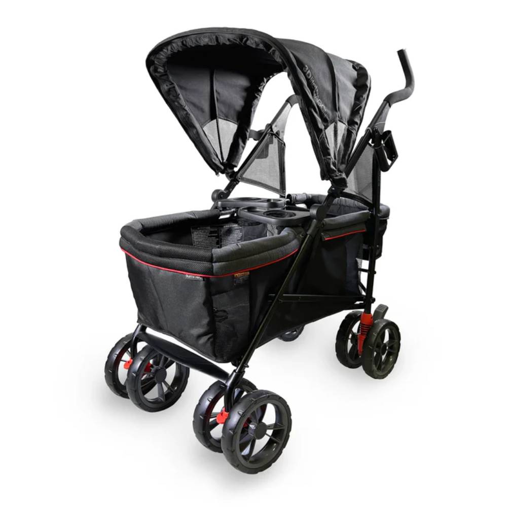Ingenuity 3Dlite Wagon Convenience Stroller - Red/Black