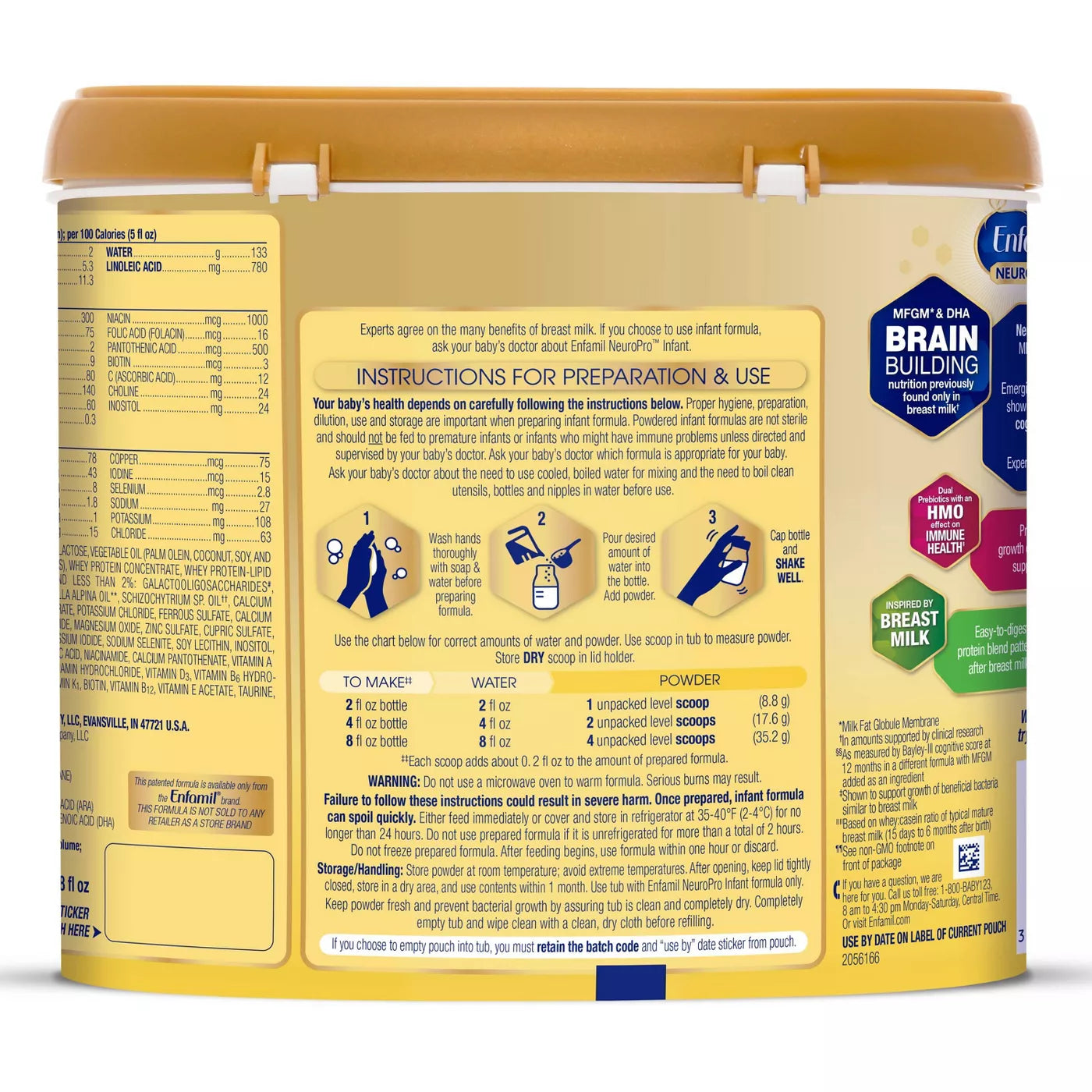 Enfamil NeuroPro Baby Formula Brain Development and Immune Support 20.7 oz