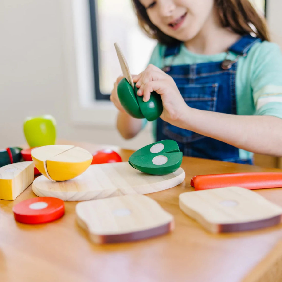 Melissa and Doug Cutting Food - Wooden Play Food