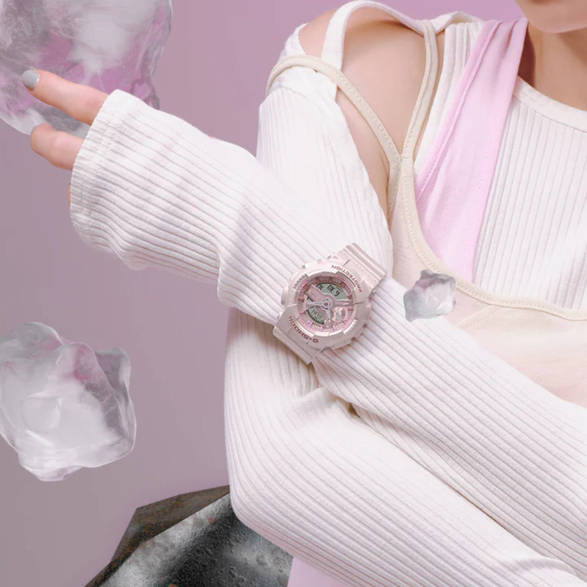 Casio G-Shock Digital Women's 45.9mm Strap Watch - Pink