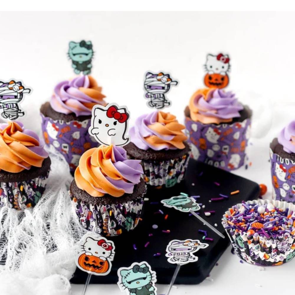 Sanrio Hello Kitty Halloween Cupcake Party Set (37- Pieces)
