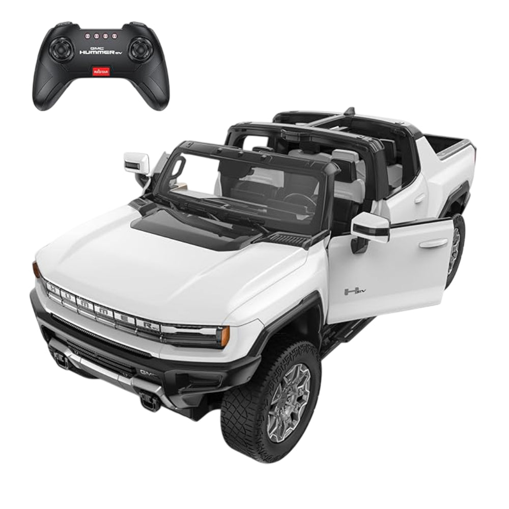 Rastar 1:16 Hummer Ev Remote Control Car - White