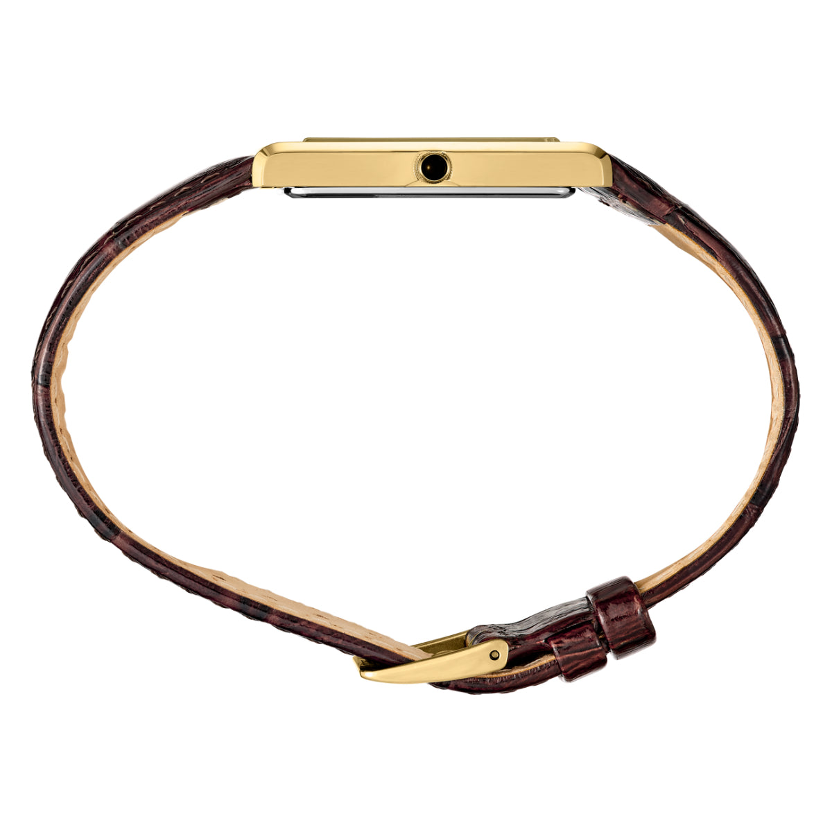 Seiko Essentials Men's 27.9mm Brown Strap Watch - Champagne Dial