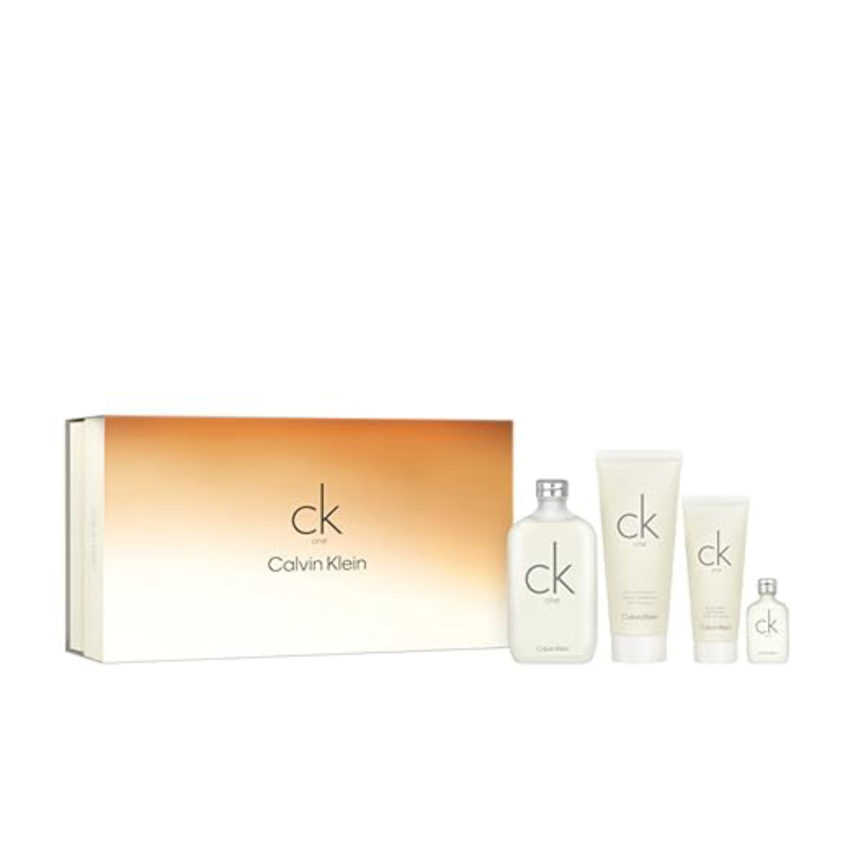Calvin Klein CK One Unisex (4 Pieces) Eau de Toilette Gift Set
