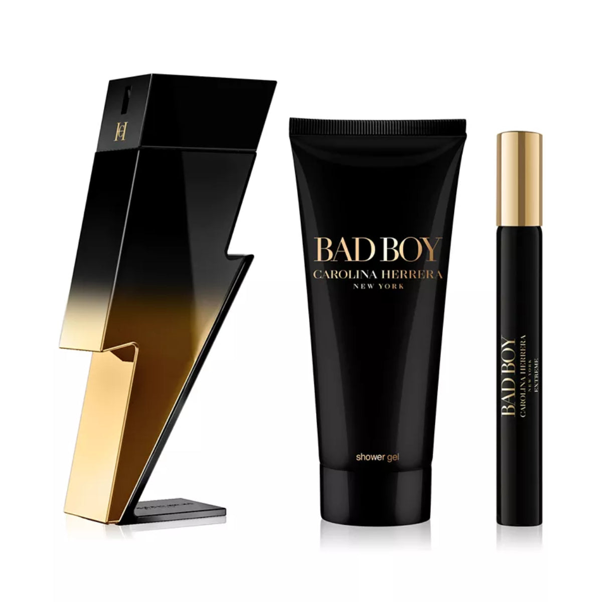 Carolina Herrera Bad Boy Men's (3-Piece) Eau de Parfum Gift Set