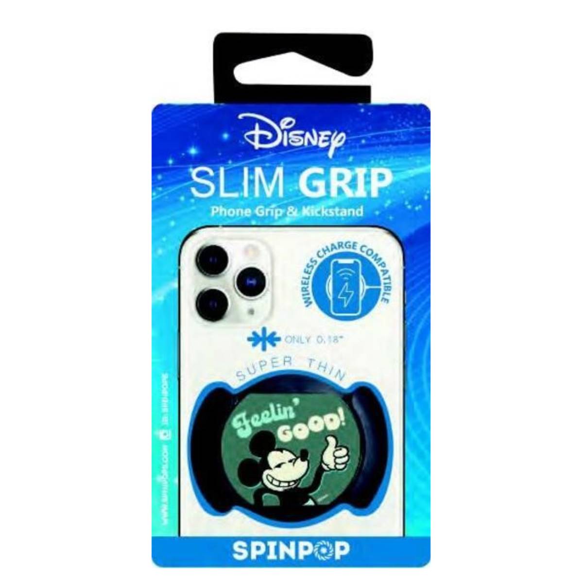 SPINPOP Disney Mickey Feelin' Good Cell Phone Grip and Kickstand