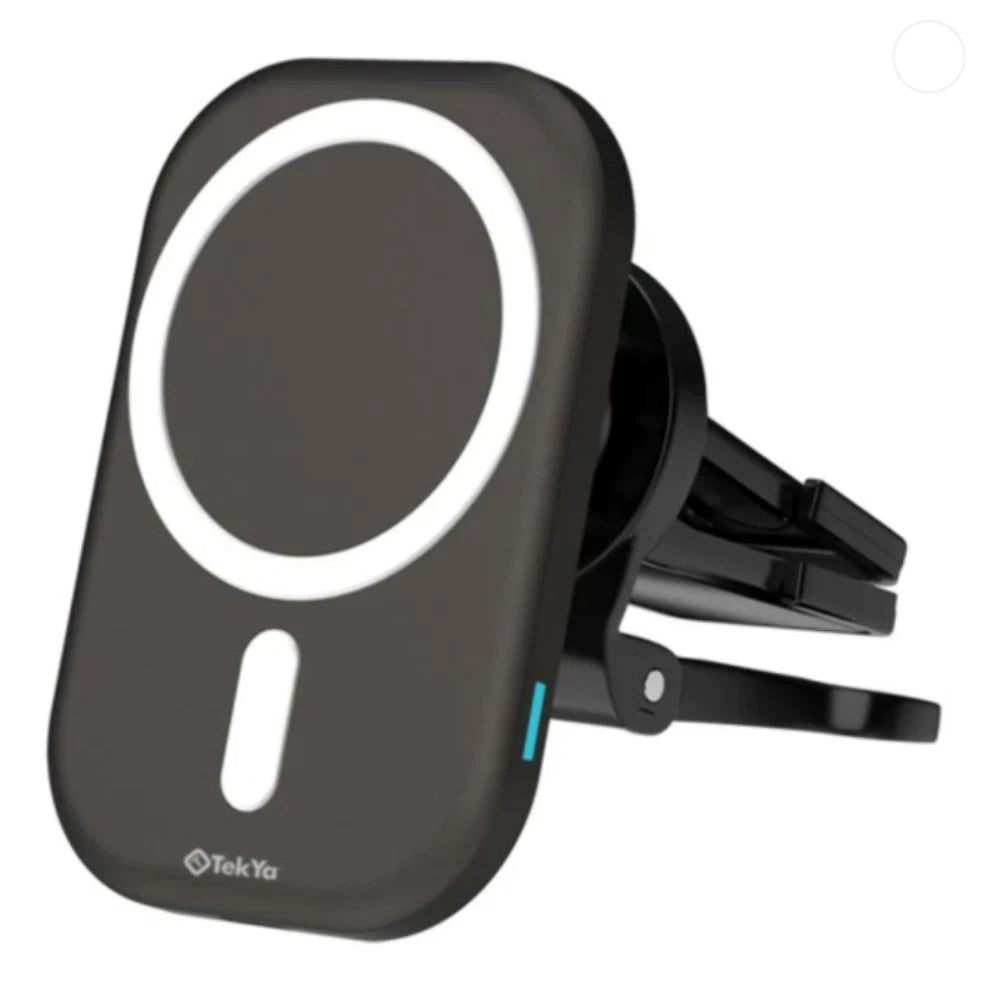 TekYa 3 in 1 15W Fast Magnetic Qi MagMount - Black